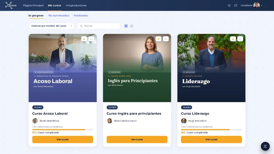 Campus Olows — Mis cursos